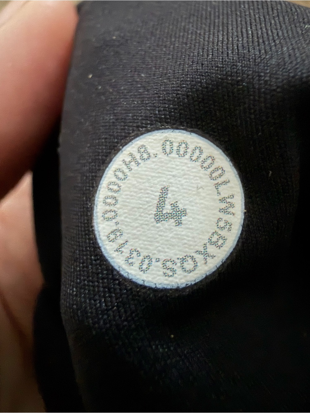 Lululemon Leggings Fast & Free 7/8 Tight II 25" Black 4 - Picture 7 of 7